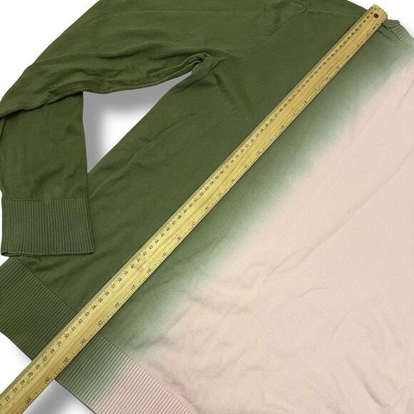 Brooks Brothers Red Fleece Sweater Mens Medium Pink Green Pullover Long Sleeve - Picture 7 of 9